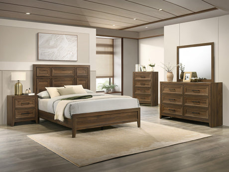 Lorraine Brown Panel Twin Bed view 2