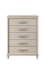 Aviana Beige Upholstered LED Storage Platform Bedroom Set