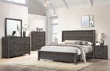 Adelaide Brown Finish Classic And Modern Contemporary Wood Panel Bedroom Set - Ella Furniture