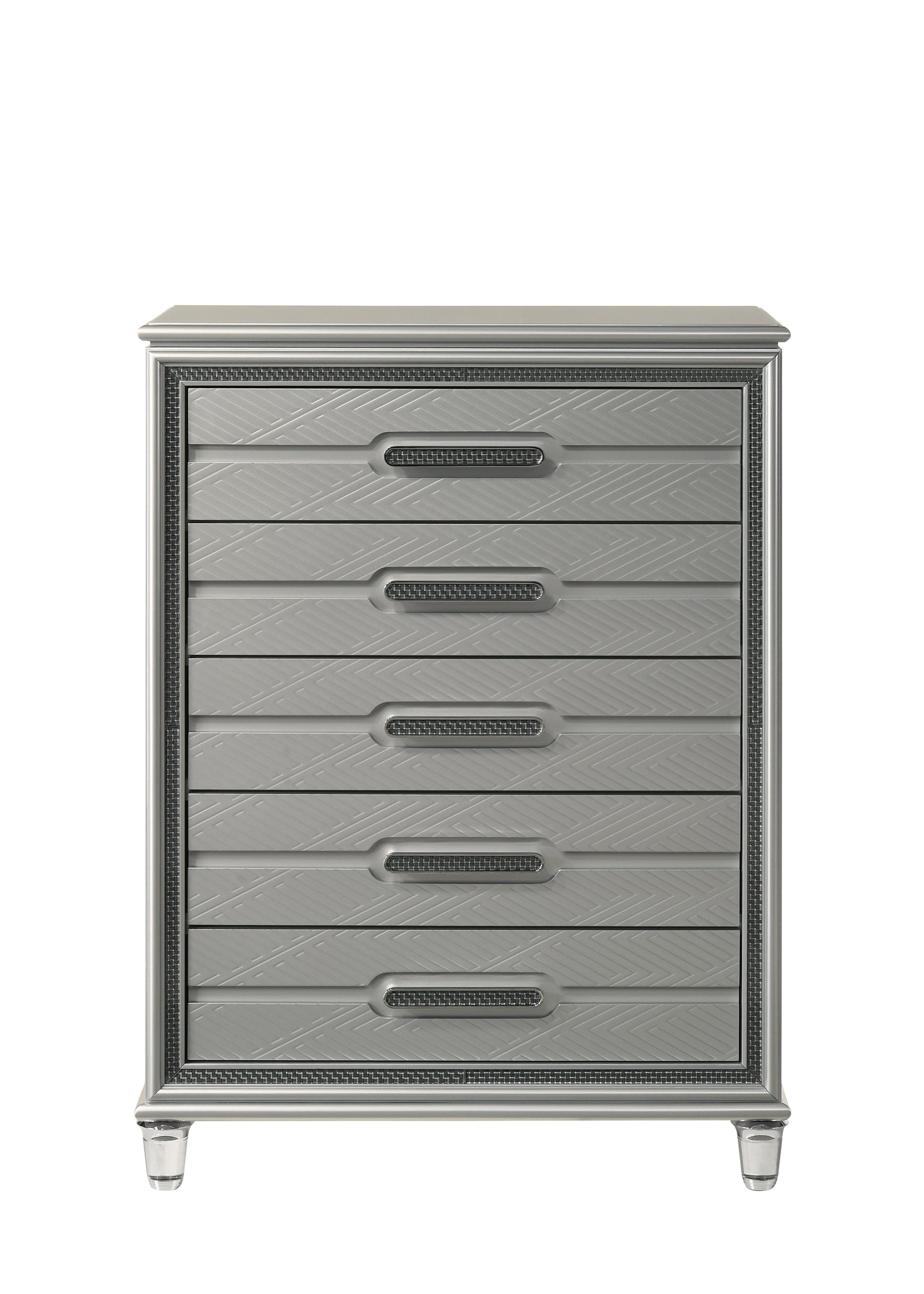 Amiri Gray Nightstand