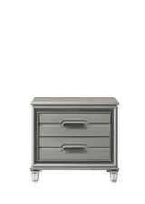 Amiri Gray Upholstered LED Panel Bedroom Set