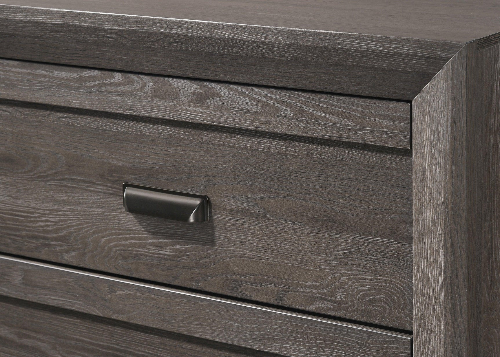 Adelaide Brown Finish Classic And Modern Contemporary Wood Panel Bedroom Set - Ella Furniture