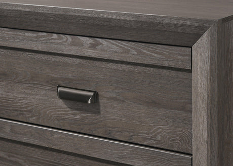 Adelaide Chest Brown, Contemporary Modern Wood, 5 Drawers - Ella Furniture