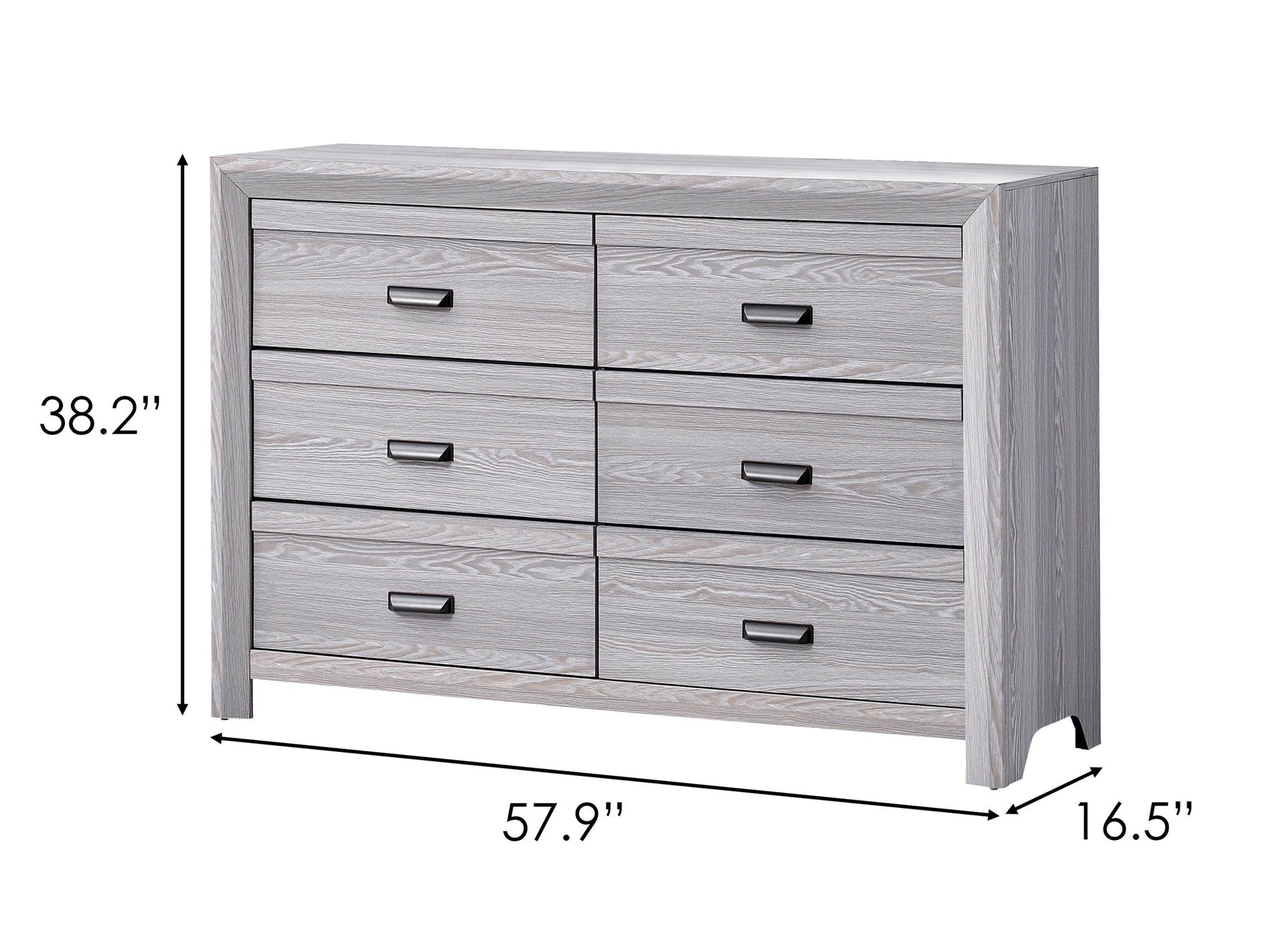 Adelaide Gray Upholstered Panel Full Bed