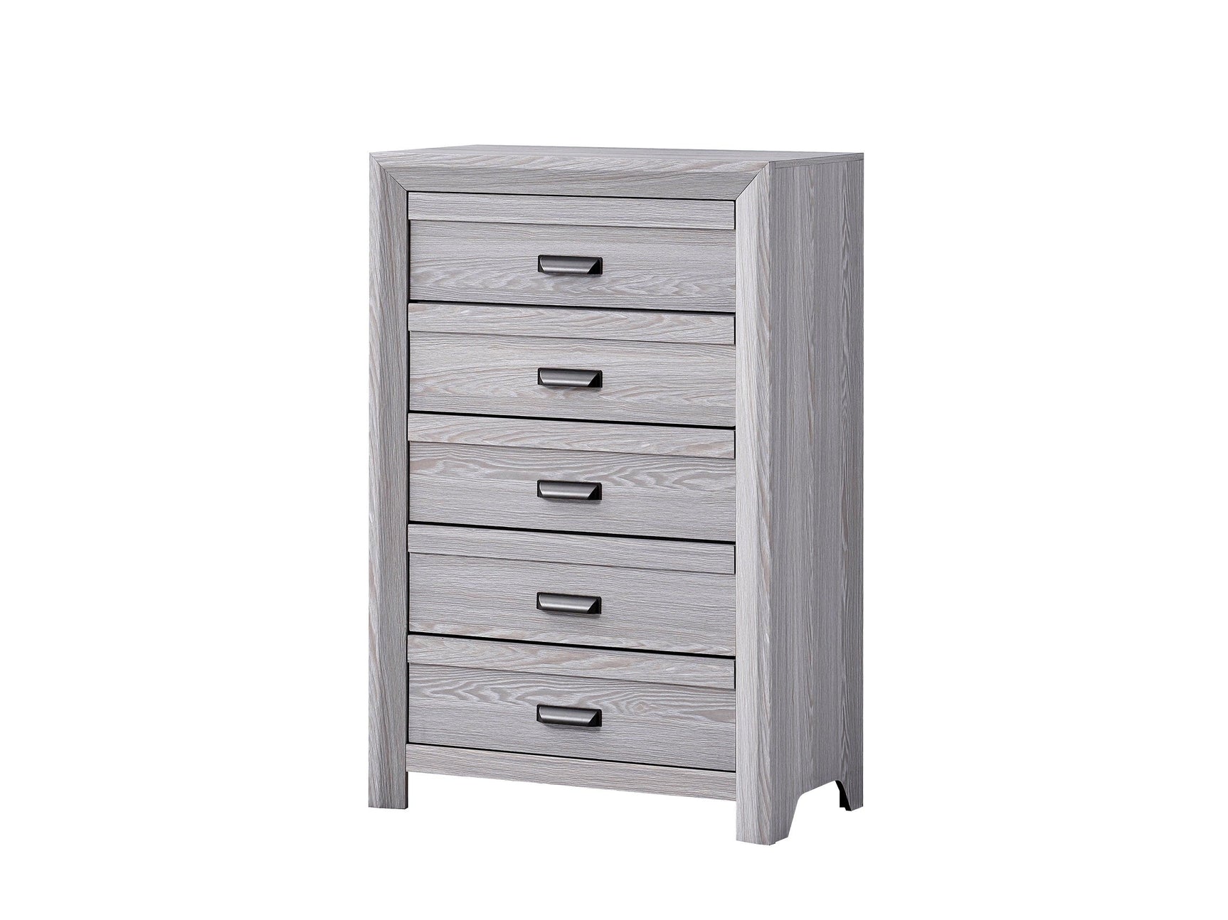 Adelaide Gray Upholstered Panel Full Bed