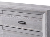 Adelaide Gray Upholstered Panel Full Bed