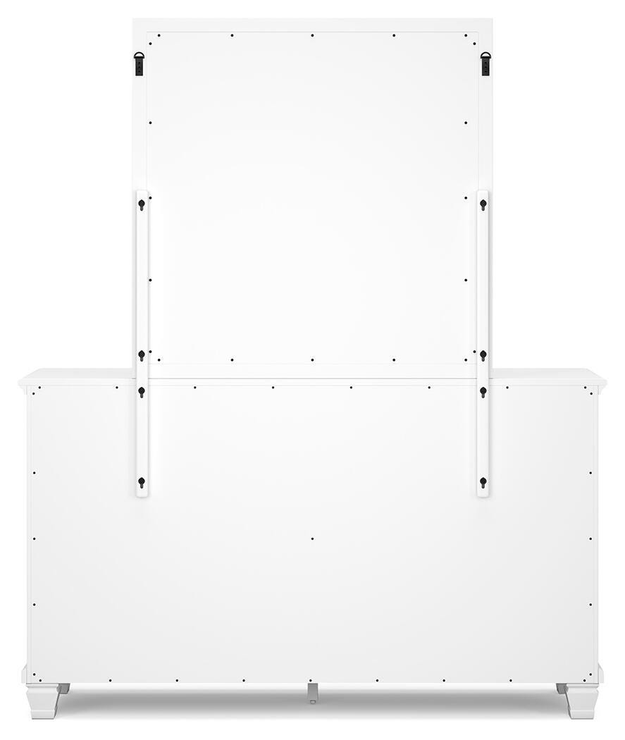 Fortman White Panel Bedroom Set view 17
