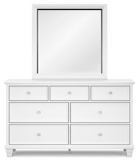 Fortman White Panel Bedroom Set view 14