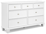 Fortman White Dresser - Ella Furniture