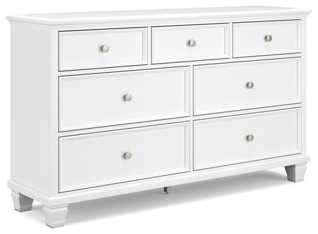 Fortman White Dresser - Ella Furniture