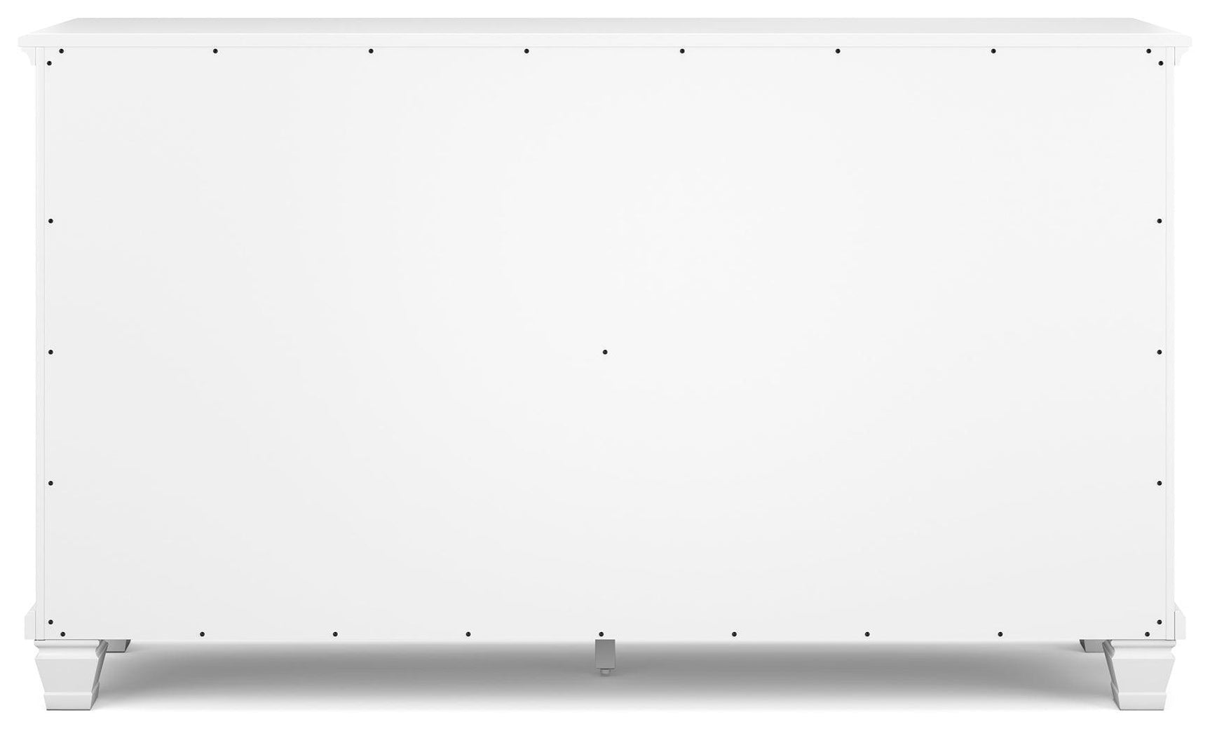 Fortman White Dresser - Ella Furniture
