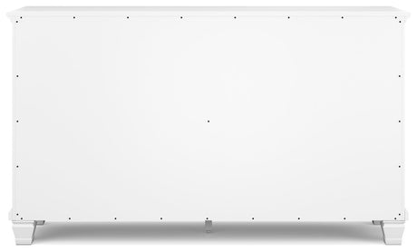 Fortman White Dresser - Ella Furniture