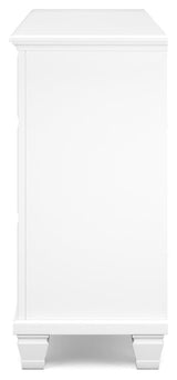 Fortman White Dresser - Ella Furniture