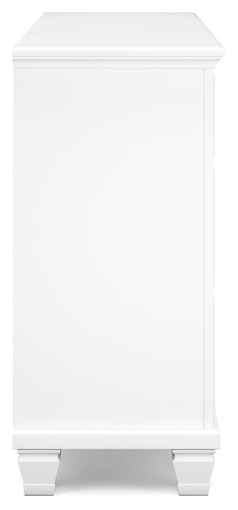 Fortman White Dresser - Ella Furniture