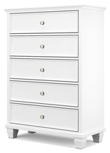 Fortman White Chest Of Drawers - Ella Furniture