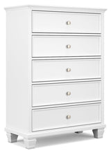 Fortman White Chest Of Drawers - Ella Furniture