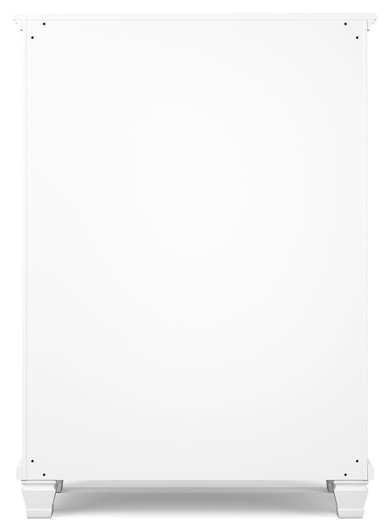 Fortman White Chest Of Drawers - Ella Furniture