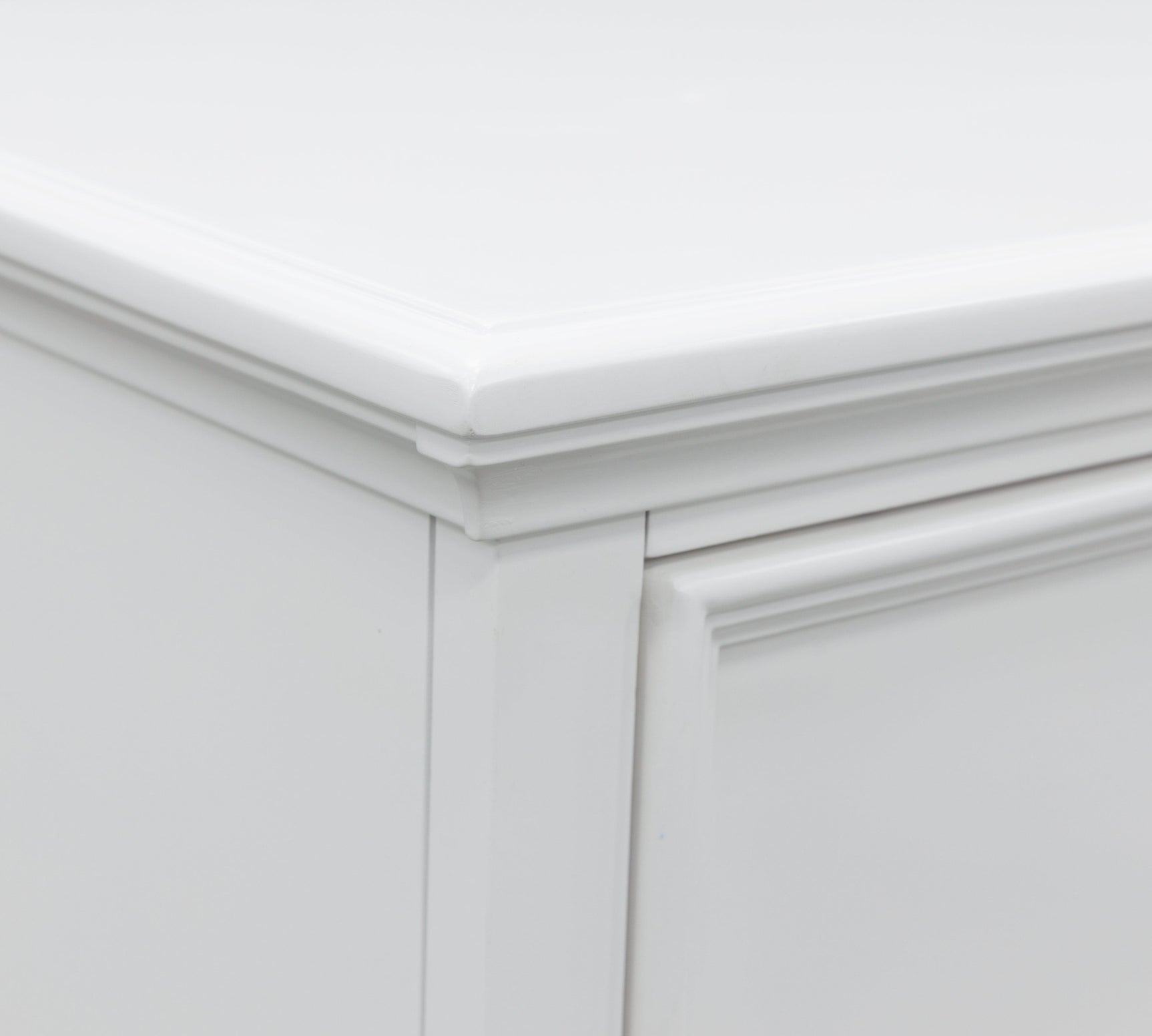 Fortman White Chest Of Drawers - Ella Furniture