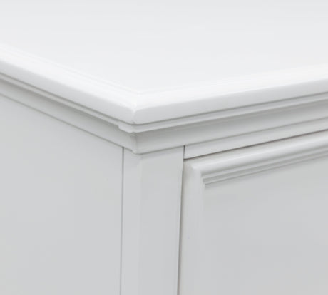 Fortman White Chest Of Drawers - Ella Furniture