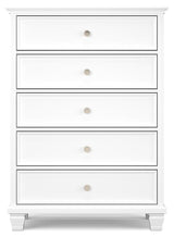 Fortman White Chest Of Drawers - Ella Furniture