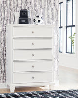 Fortman White Chest Of Drawers - Ella Furniture