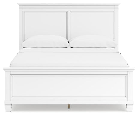 Fortman White Panel Bedroom Set view 7