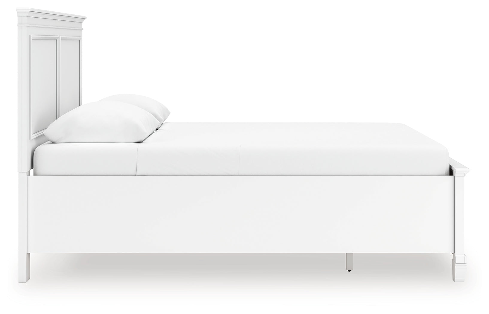 Fortman White Queen Panel Storage Bed