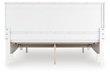 Fortman White King Panel Storage Bed