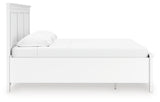 Fortman White King Panel Storage Bed