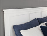 Fortman White King Panel Bed