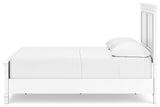 Fortman White Full Panel Bed - Full Size