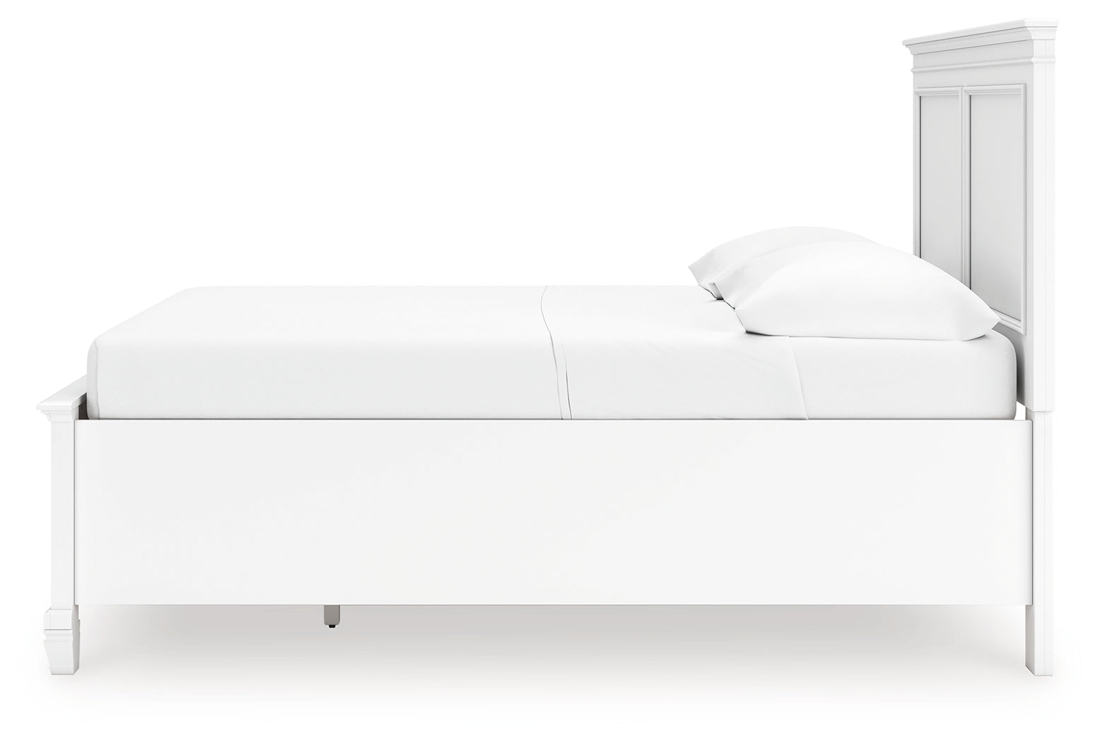 Fortman White Full Panel Storage Bed