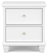 Fortman White Panel Bedroom Set view 21