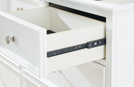 Fortman White Dresser - Ella Furniture