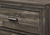 Carter Chest Brown, Transitional Modern Wood, 5 Drawers - Ella Furniture