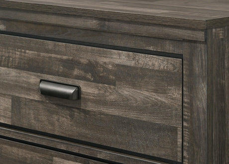 Carter Dresser Brown, Rustic And Contemporary, 6 Spacious Drawers - Ella Furniture