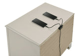 Hayma White Nightstand