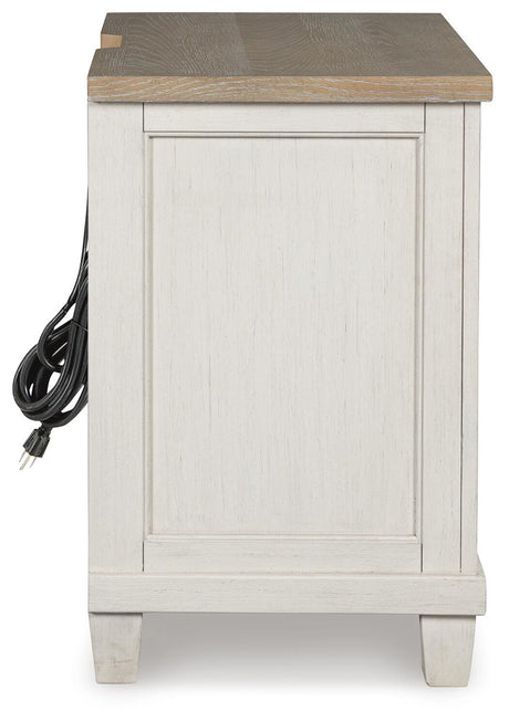 Shaybrock Antique White Panel Bedroom Set view 11