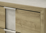 Rangley Driftwood LED Panel Queen Bed detail view by Crownmark | Ella Furniture