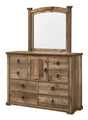 Ella-Mae Natural Dresser and Mirror from Ella Furniture