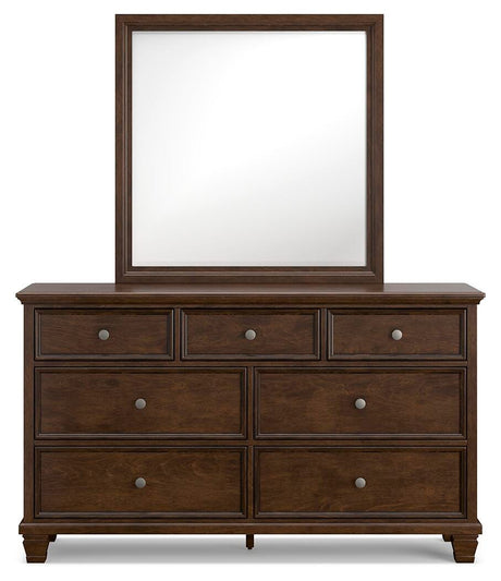 Danabrin Brown Panel Bedroom Set view 12