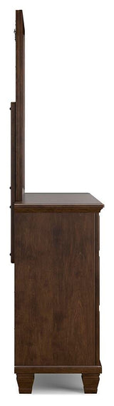 Danabrin Brown Panel Storage Bedroom Set view 10