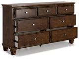 Danabrin Brown Dresser - Ella Furniture