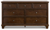 Danabrin Brown Dresser - Ella Furniture