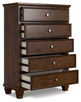 Danabrin Brown Chest Of Drawers - Ella Furniture