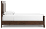 Danabrin Brown Twin Panel Bed