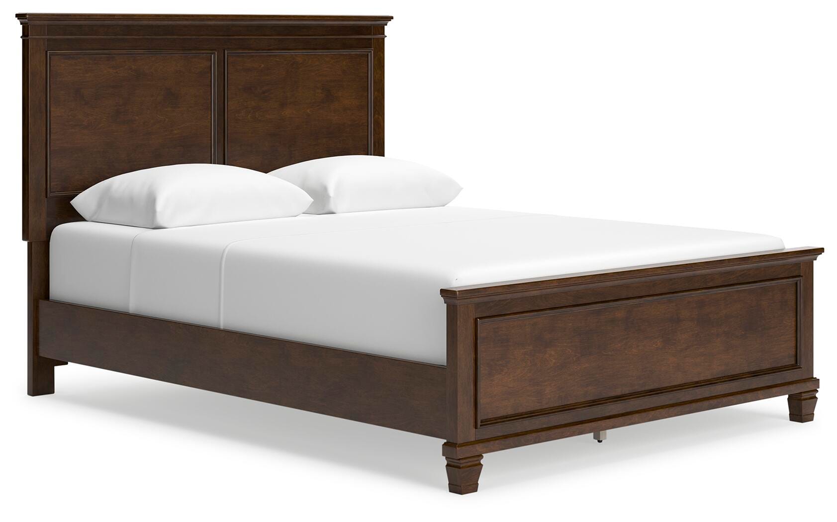 Danabrin Brown Panel Bedroom Set angled view