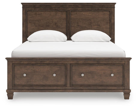 Danabrin Brown Panel Storage Bedroom Set view 5