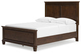 Danabrin Brown Full Panel Bed - Ella Furniture