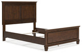 Danabrin Brown Full Panel Bed - Ella Furniture